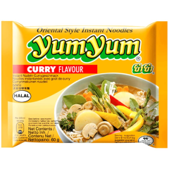 Yum Yum Instant Nudelsuppe Currygeschmack