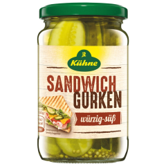 Kühne Sandwich-Gurken würzig-süß