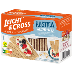 Leicht&Cross Knusperbrot Rustica Weizen-Hafer