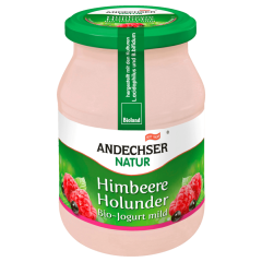 Andechser Natur Bio Joghurt mild Himbeere-Holunder