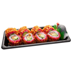 Sushi Circle Lachs Avocado Crunchy