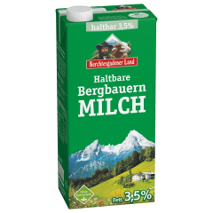 Berchtesgadener Land Haltbare Bergbauern-Milch 3,5%