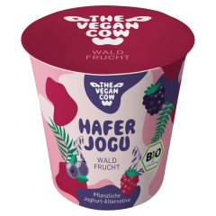 The Vegan Cow Bio Hafer Jogu Waldfrucht vegan