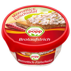 Popp Brotaufstrich Fleischsalat mit Meerrettich