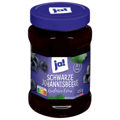 ja! Schwarze-Johannisbeer-Konfitüre extra