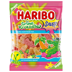 Haribo Fruchtgummi Grüne Krokodile Sauer Vegan