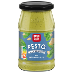 REWE Beste Wahl Pesto Alla Genovese mit Basilikum und Käse