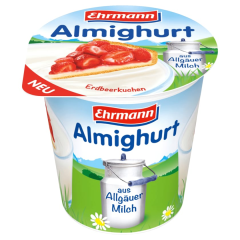 Ehrmann Almighurt Erdbeerkuchen