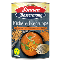 Sonnen Bassermann Kichererbsensuppe mit roten Linsen und Kreuzkümmel