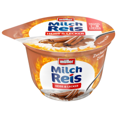 Müller Milchreis heiß Zucker & Zimt