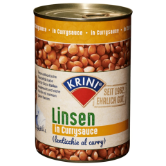 Krini Linsen in Currysauce