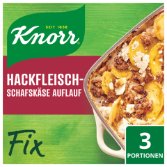 Knorr Fix Hackfleisch Schafskäse Auflauf