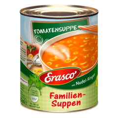 Erasco Familien-Suppen Tomatensuppe mit Nudel-Ringen