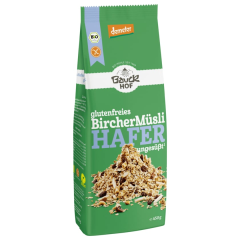 Bauckhof Bio Bircher Müsli Hafer glutenfrei