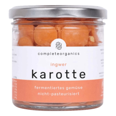 Completeorganics Ingwer Karotte fermentiertes Gemüse