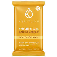 Kraftling Der frische Riegel Banane & Cashew