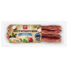 REWE Beste Wahl Mettwürstchen geräuchert