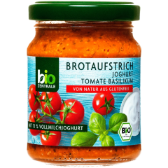 Biozentrale Bio Brotaufstrich Joghurt Tomate-Basilikum