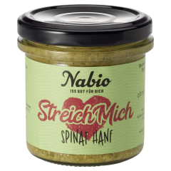 Nabio Bio Brotaufstrich Spinat Hanf