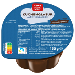 REWE Beste Wahl Kuchenglasur Vollmilch