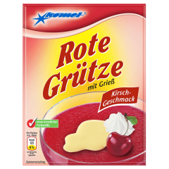 Komet Rote Grütze mit Grieß