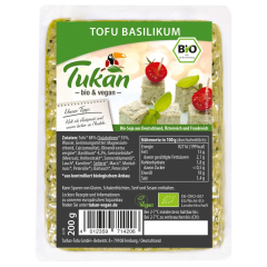 Tukan Bio Tofu Basilikum vegan