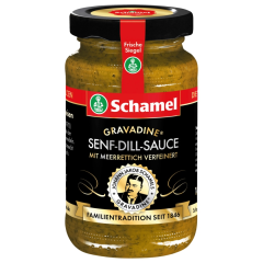 Schamel Gravadine Senf-Dill-Sauce mit Meerrettich & Honig