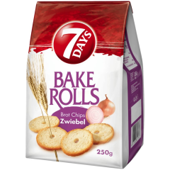 7 Days Bake Rolls Brot Chips Zwiebel