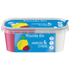 Florida Eis Himbeere & Zitrone laktosefrei glutenfrei vegan