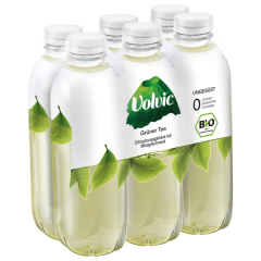 Volvic Bio Grüner Tee mit Minzgeschmack ungesüßt