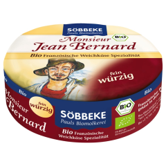 Söbbeke Bio Weichkäse Monsieur Jean Bernard 60%