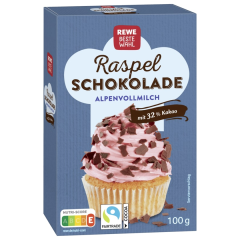 REWE Beste Wahl Raspelschokolade Vollmilch