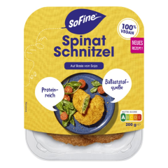 SoFine Spinat Schnitzel vegan