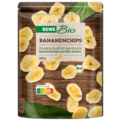 REWE Bio Bananenchips gesüßt