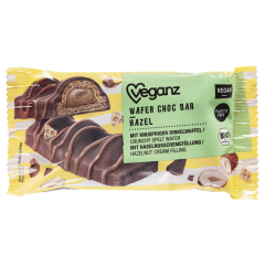 Veganz Bio Wafer Choc Bar Hazel vegan