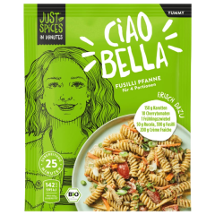 Just Spices In Minutes Yummy Bio Fusilli-Pfanne