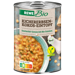 REWE Bio Kichererbsen-Kokos-Eintopf