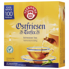 Teekanne Ostfriesen Teefix Schwarzer Tee