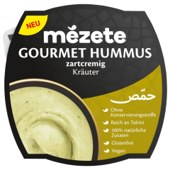 Mezete Gourmet Hummus Kräuter zartcremig glutenfrei vegan