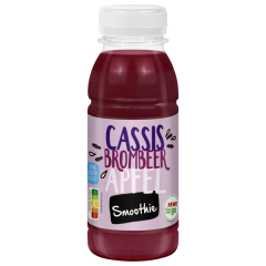 REWE to go Smoothie schwarze Johannisbeere Brombeer Apfel