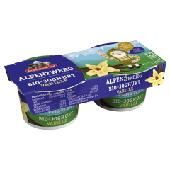 Berchtesgadener Land Bio-Joghurt Alpenzwerg Vanille