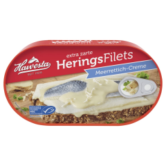 Hawesta Heringsfilets in Meerrettich-Creme