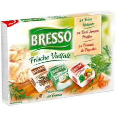 Bresso Frischkäse Frische Vielfalt portioniert