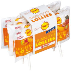 Frigeo Traubenzucker-Lolly Kettenpack Tropic