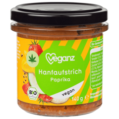 Veganz Bio Hanfaufstrich Paprika vegan