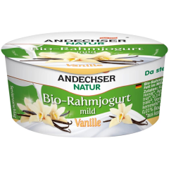 Andechser Natur Bio-Rahmjogurt Vanille