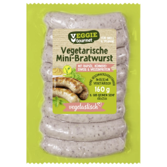 Veggie Gourmet vegetarische Mini-Bratwurst