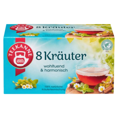 Teekanne Wohltuende 8 Kräuter