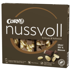 Corny Nussvoll Erdnuss & Vollmilch 96g,