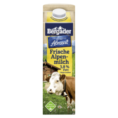 Bergader Frische Alpenmilch 3,8%